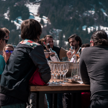Terrasse après-ski Chalet des Praz